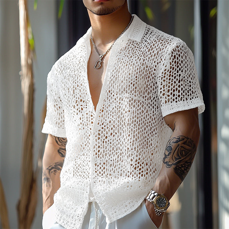 Kaien Mesh Lounge Shirt